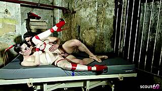 prison bdsm fuck with saggy tits bushy pussy milf