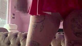 Katy's leather boots bdsm mistress solo fetish tease