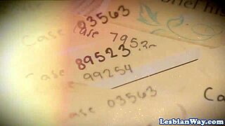 Milf redhead licks pussy in hot les threesome?