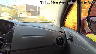 stepsister sucks perverted stepfather's big cock on street delicious blowjob moaning squirting juicy pussy action