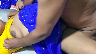 Nephew Pounds Uncles BBW Wife's Big Natural Tits in Homemade Fuck Abroad