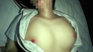 Thai college student tricked into homemade pov creampie riding rough pussy fuck!