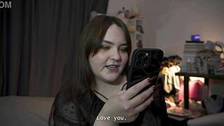 Cum-filled kiss seals their sweet femdom strapon pegging adventure