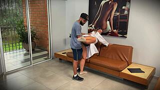 experienced milf karate instructor wraps wet pussy around student's big cock