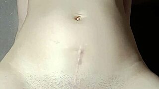 Amateur Asian Couple's Juicy Creampie Cowgirl Ride Close-Up