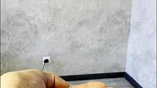 stepmom sneaks in early morning, milks my huge cock dry with her saggy tits dripping