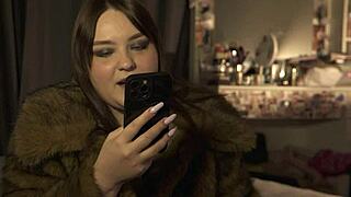 Natasha Dominates Alex with Strapon and Chastity Belt in Breakup Porn Tale