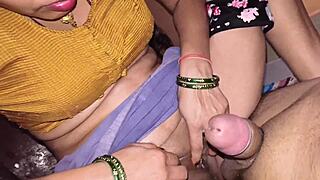 Stepsister rides me hard cowgirl begging more