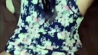 stepsis slurps my huge cock till makeup runs then begs for deep anal pounding