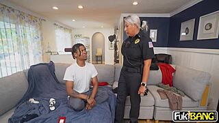 Lieutenant bella lexi trades badge for blowjobs and doggystyle duty