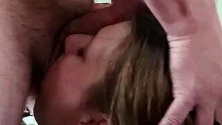 real ukrainian milf kneels deepthroating cum facials homemade