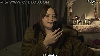 Natasha Dominates Alex with Strapon and Chastity Belt in Breakup Porn Tale