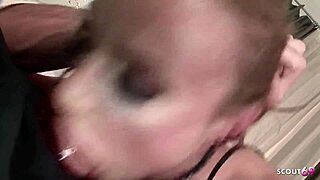 Deep anal creampie fills big tits bonny bon mature beauty!