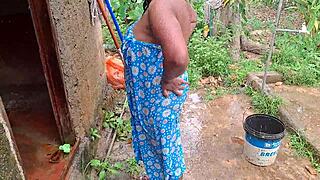 hottest desi stepsis soaks up bath with those natural tits