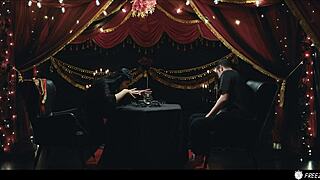 big boobs brunette milf facefucked swallows cum time stop