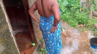 hottest desi stepsis soaks up bath with those natural tits