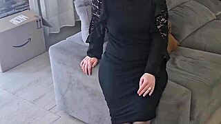 sexy lingerie milf slut waits for you to rip off panties and fuck