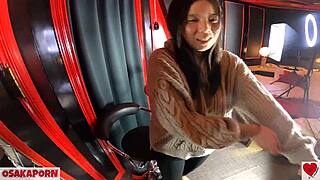 damn this horny japanese milf moans wild!!