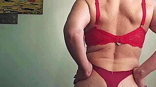 sexy milf strips lingerie stockings nylon teasing slutty homemade start