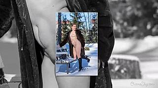 curvy bbw milf flashes big ass upskirt in public cosplay