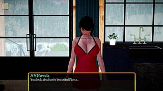 my new family 487: teasing milf's big ass and small tits in erotic homemade game