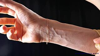 Skinny Italian MILF's Veins Pulsing in Ultimate Hand Fetish Tease?