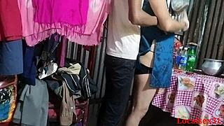 Sosur Sneaks Sex with Newly Married Wife in Kitchen