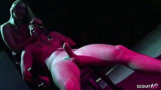 mature domina's big ass crushes slave's long cock in rough femdom ride