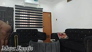 Fat Ass Ebony BBW Mara Exotic Naked House Maid Cleaning