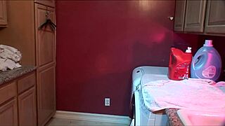 bound big tit milf devon lee gagged pussy fucked laundry room