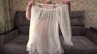 curvy mature housewife slips into sexy milf pawg look for hot date night