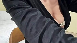 stepmom strips off showing her sexy underwear