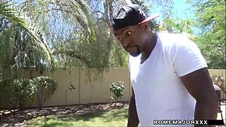 Alycia Starr and Rome Major's curvy Latina bedroom deepthroat