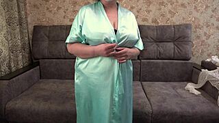 curvy mature housewife slips into sexy milf pawg look for hot date night