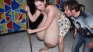 wanna watch ai busty aunties clean floors topless?