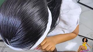 Real Queen Diva Deepthroats Massive BBC