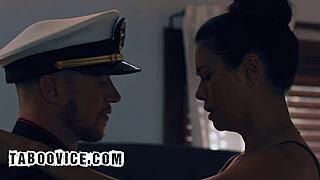 Asian Stepmom Fucks Stepson In Stepdad's Military Uniform