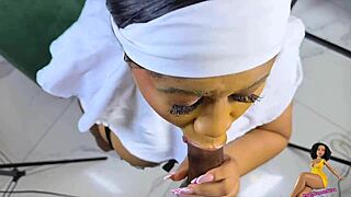 Real Queen Diva Deepthroats Massive BBC