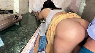 newlywed priya bhabhi lets neighbor bbc fuck kitchen standing