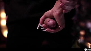 blonde milf frozen, huge tits begging in freeze fetish