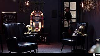 blonde milf frozen, huge tits begging in freeze fetish