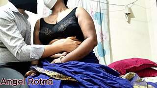 Desi Student Maid Fucks Teacher's Huge Cock in Bedroom for First-Time Orgasm Ride