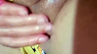 naughty colombian bride bunny masturbates dildo bus ride latex