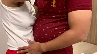 alisha meets boyfriend hotel post-school farewell dirty talk ass play