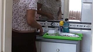 i love watching stepson cum as i finger my huge hairy milf pussy moaning for cock