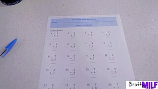 natasha nice teaches virgin to fuck her hairy tits and cunt