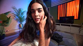 step brother-in-law drained dry by horny wife's sister