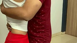 alisha meets boyfriend hotel post-school farewell dirty talk ass play