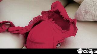 European Babe Gags on Big Cock Ride!