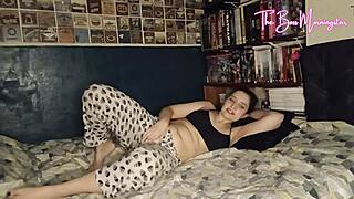 Brunette Milf Masturbates with Dildo to Explosive Orgasms